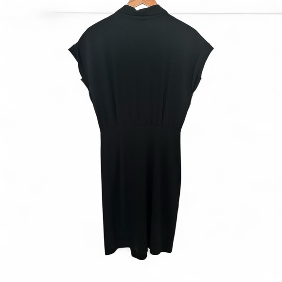 MM Lafleur Tory Dress in Black Size
6 Midi Faux Wrap Short Sleeve - Picture 6 of 11